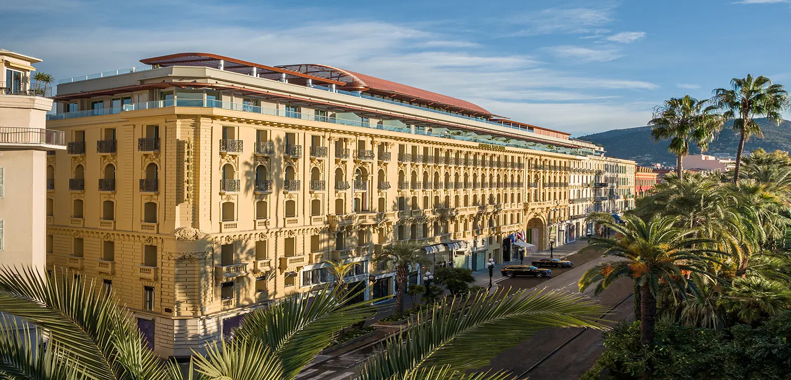 Anantara luxury hotel building in Nice, France
